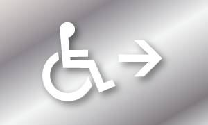 Entrance & Exit braille and tactile signs manufactured by Bathurst Signs